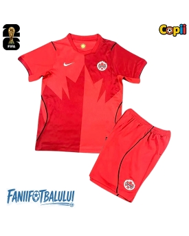 Canada Echipament de Fotbal Replică Mondial 2026 Copii Acasa (+ Șorturi)
